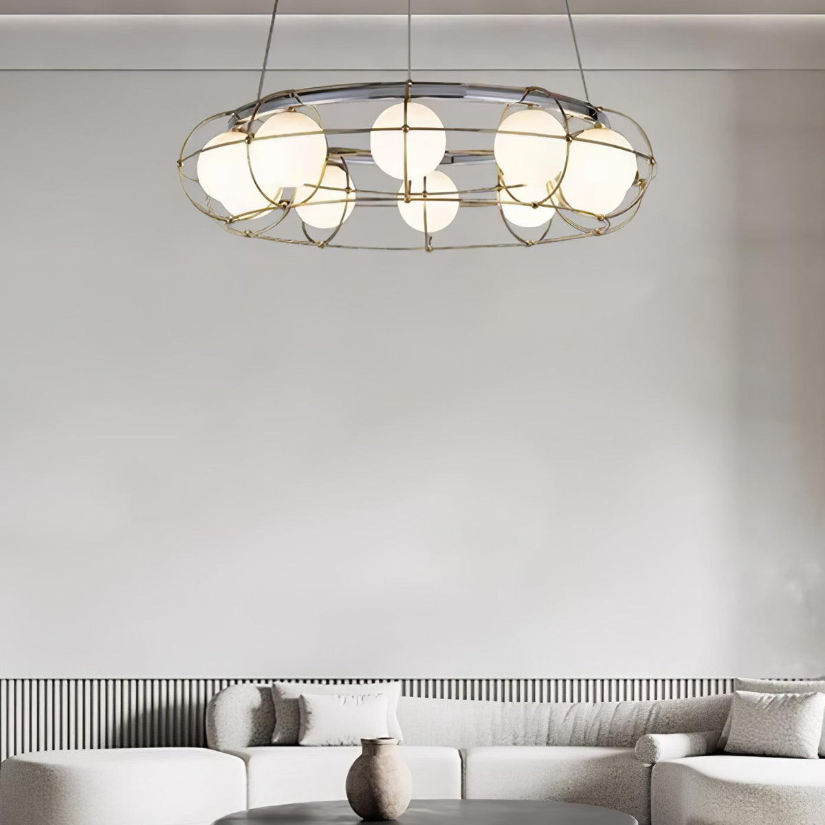 Velinissa lampadario in vetro moderno