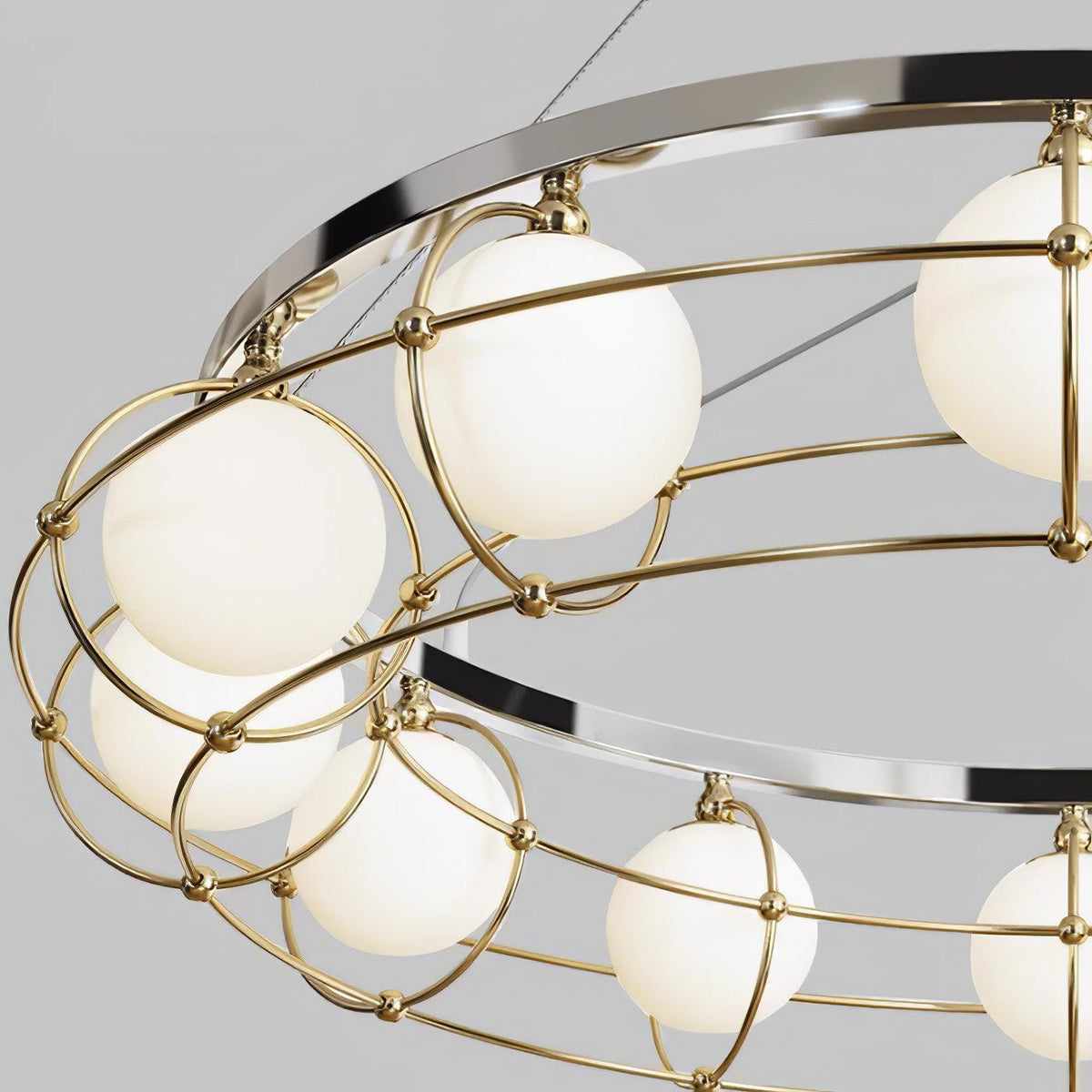 Velinissa lampadario in vetro moderno