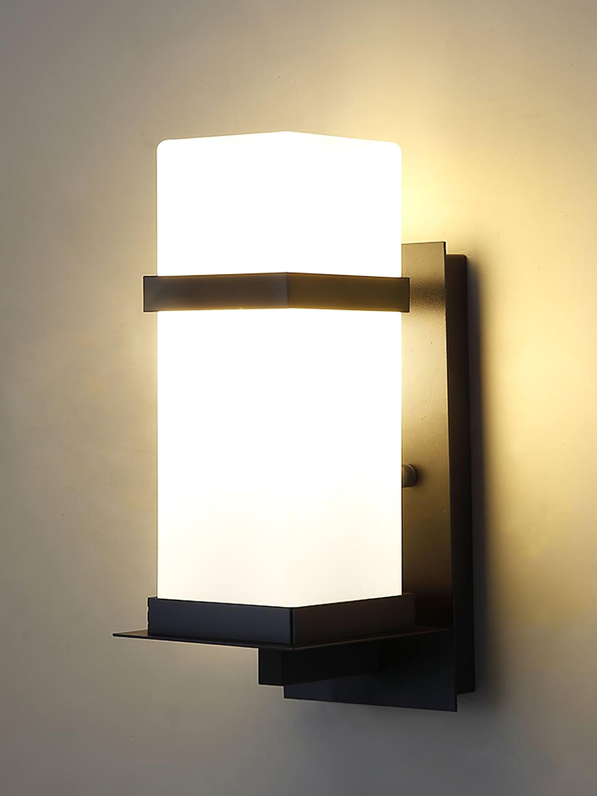 Dula lampada da parete per esterni in vetro artistico nordico