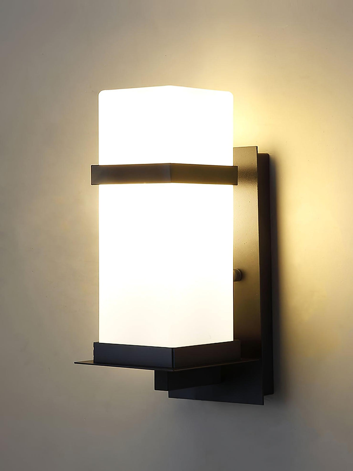 Dula lampada da parete per esterni in vetro artistico nordico
