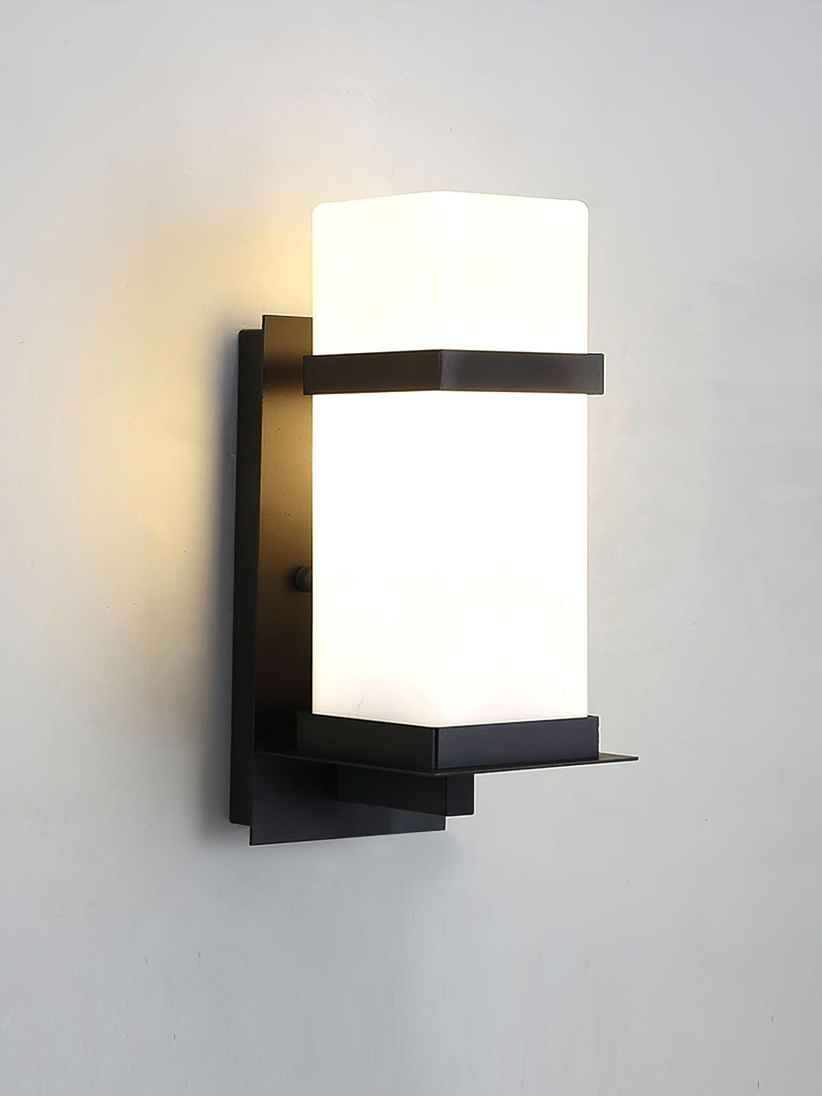 Dula lampada da parete per esterni in vetro artistico nordico