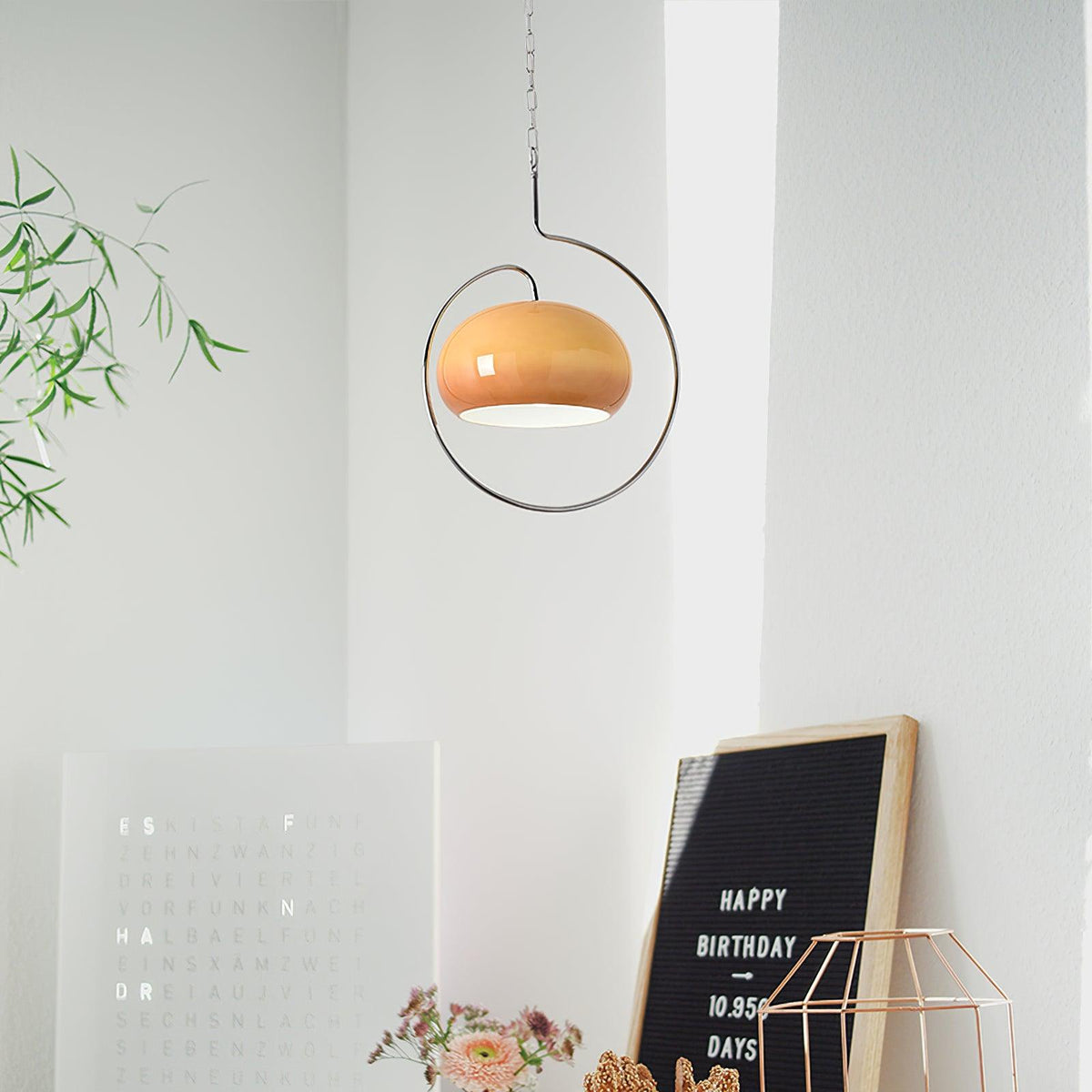 Medieval Premium Nordic Art Swag lampada a sospensione in vetro