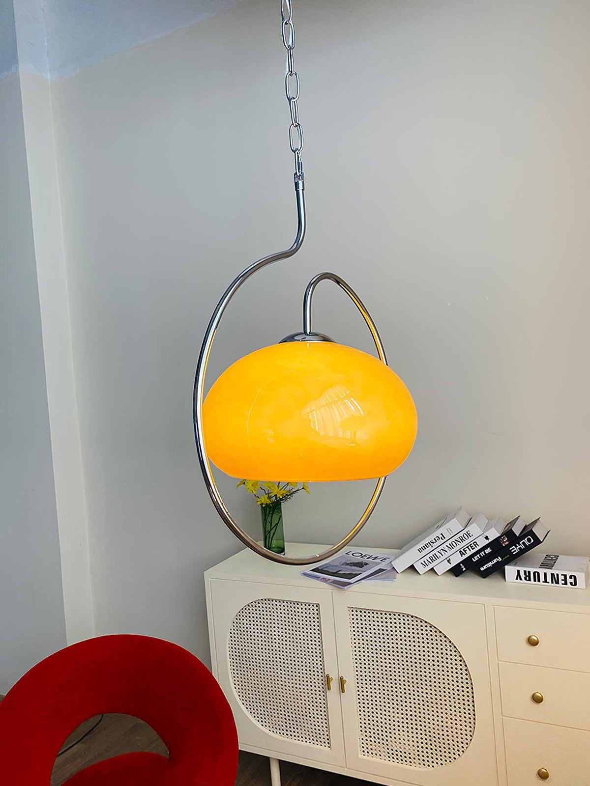 Medieval Premium Nordic Art Swag lampada a sospensione in vetro
