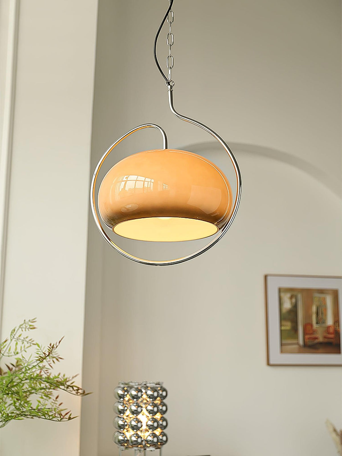 Medieval Premium Nordic Art Swag lampada a sospensione in vetro