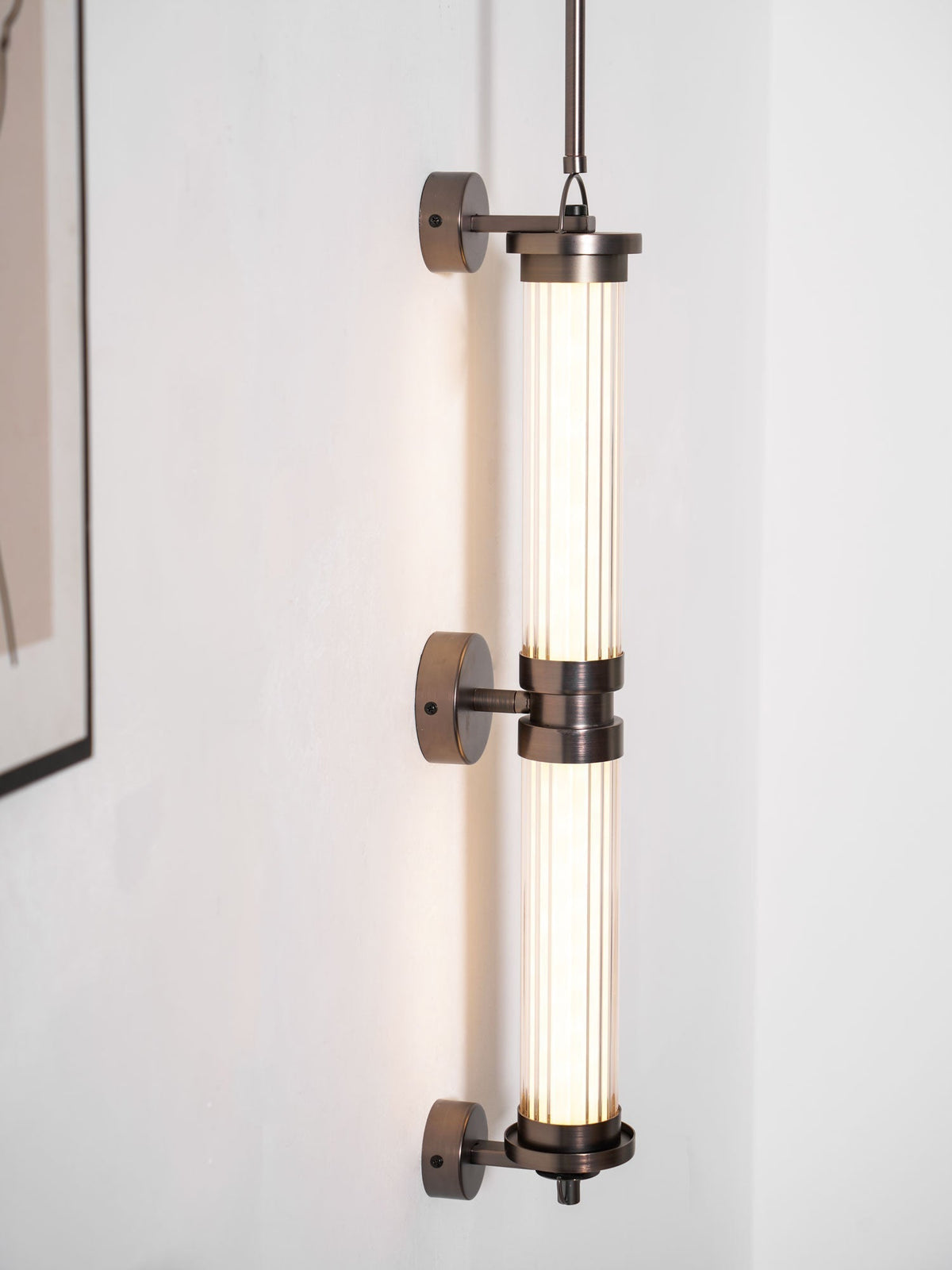 Eirirella applique in vetro verticale stile nordico