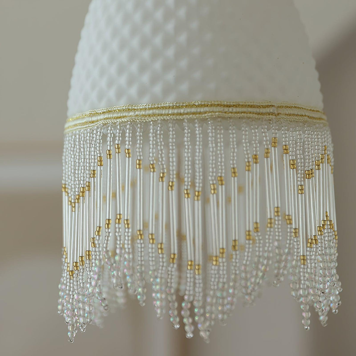 Mesh Tassel lampada a sospensione in vetro
