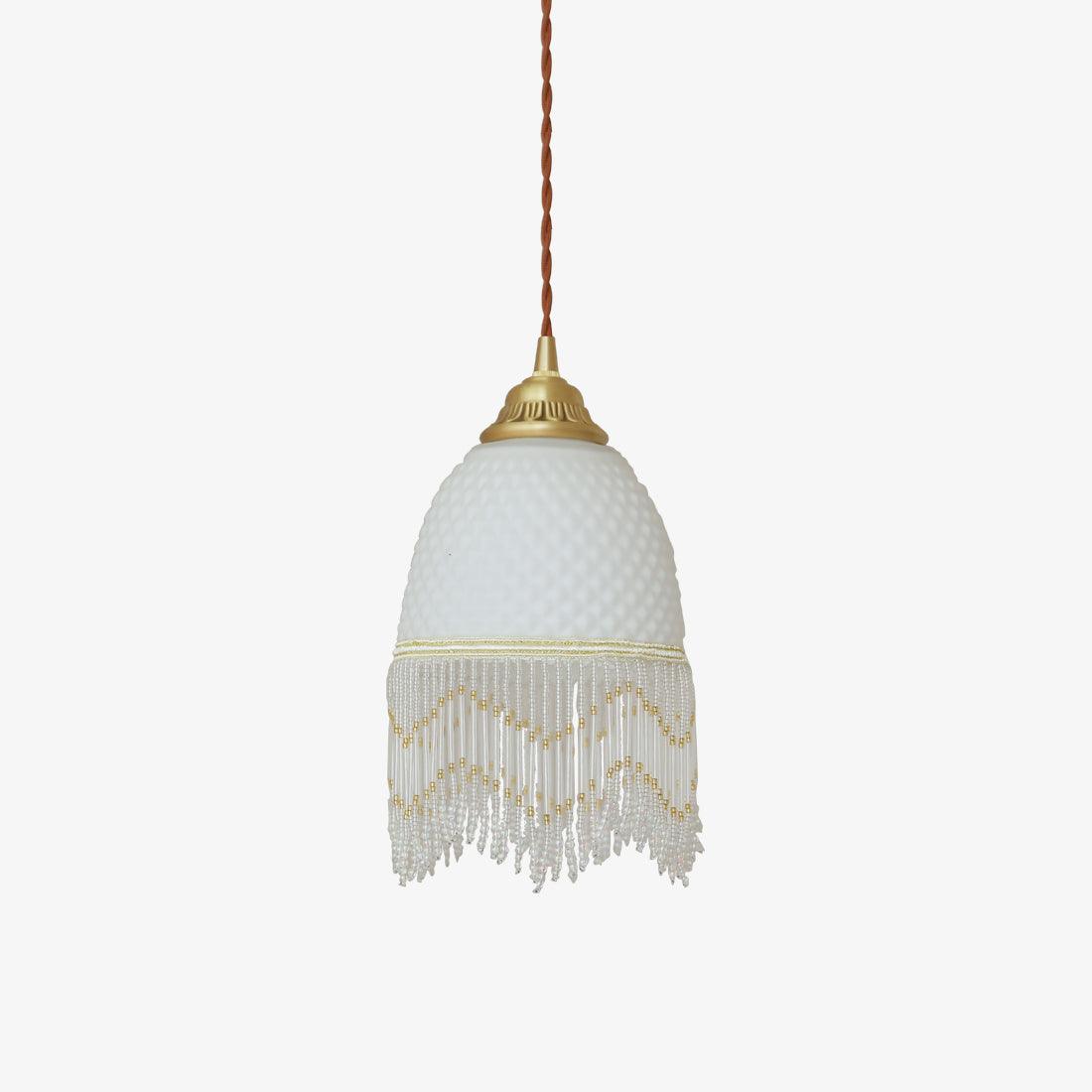 Mesh Tassel lampada a sospensione in vetro