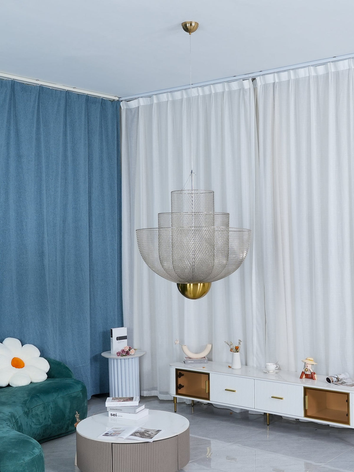 Terielissa lampadario Meshmatics Radiant Wirework