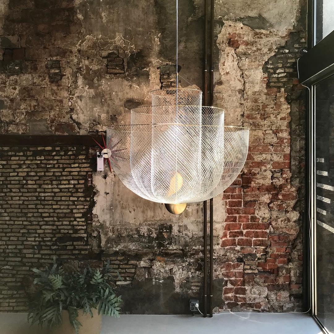 Terielissa lampadario Meshmatics Radiant Wirework