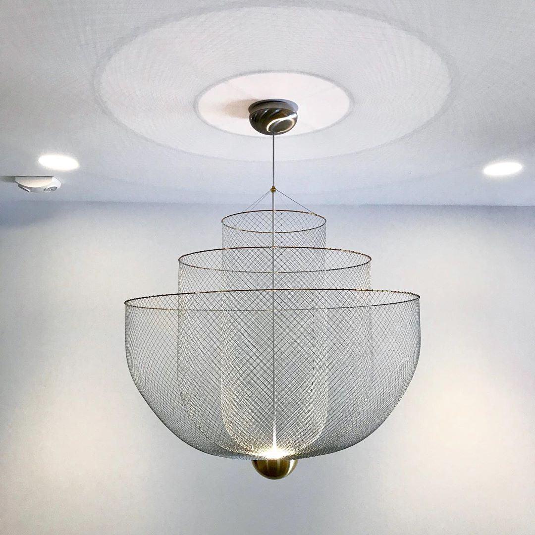 Terielissa lampadario Meshmatics Radiant Wirework