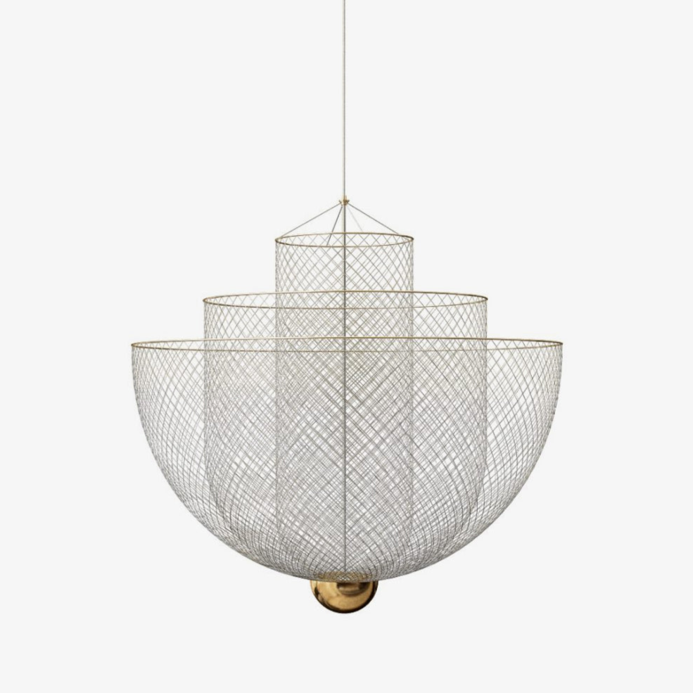 Terielissa lampadario Meshmatics Radiant Wirework
