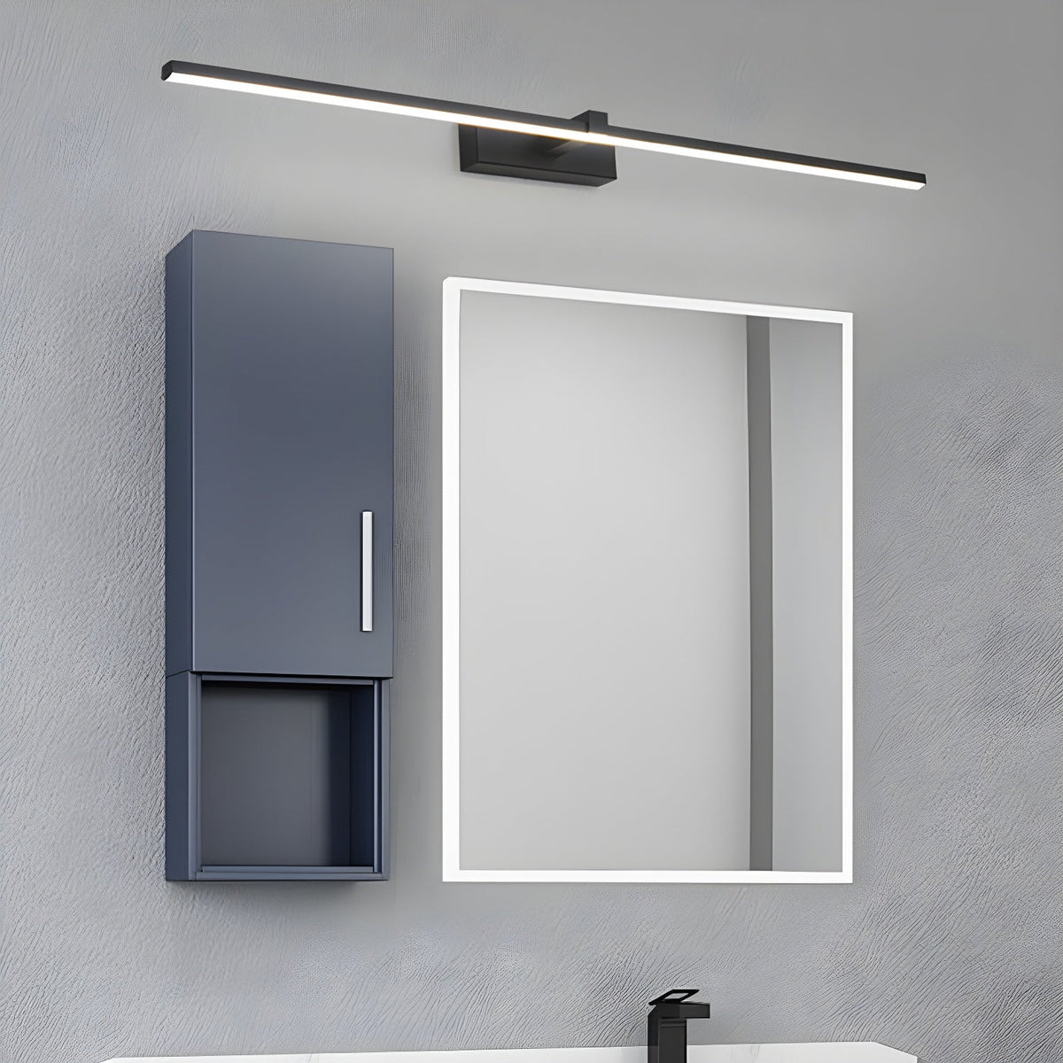 Yume lampada da parete lineare minimalista a specchio moderno
