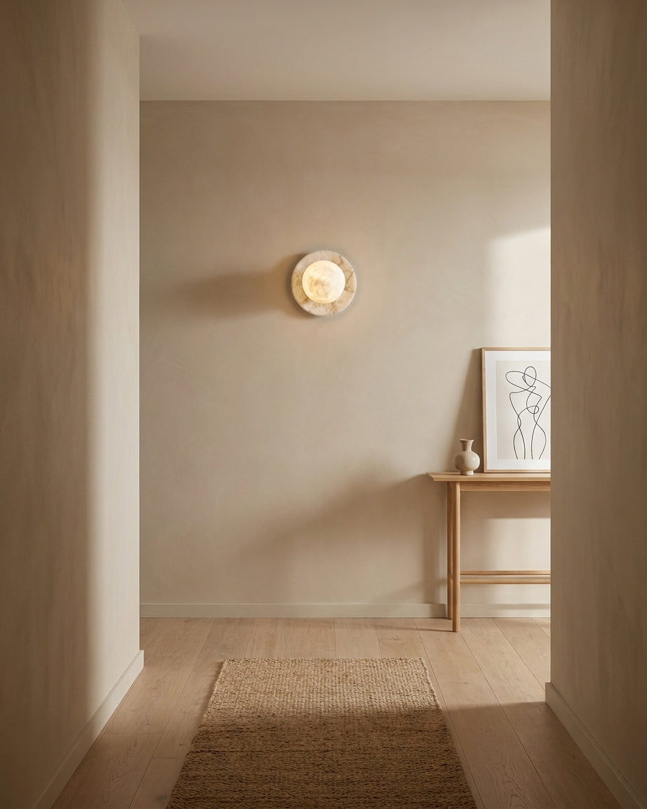 Niveeria Ball alabastro applique a globo