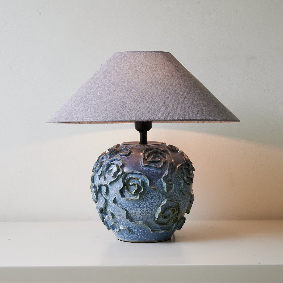 Brian lampada da tavolo vintage in Ceramica