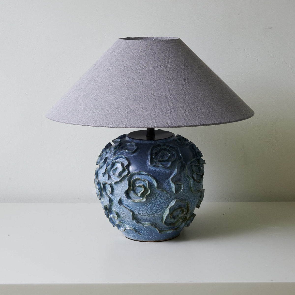 Brian lampada da tavolo vintage in Ceramica