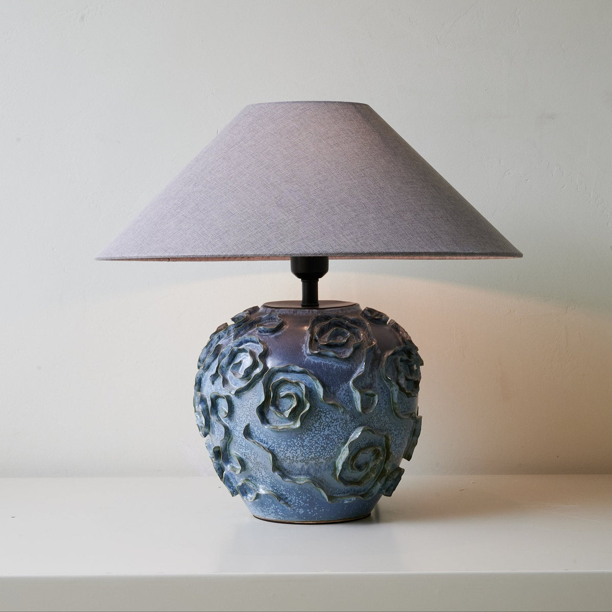 Brian lampada da tavolo vintage in Ceramica