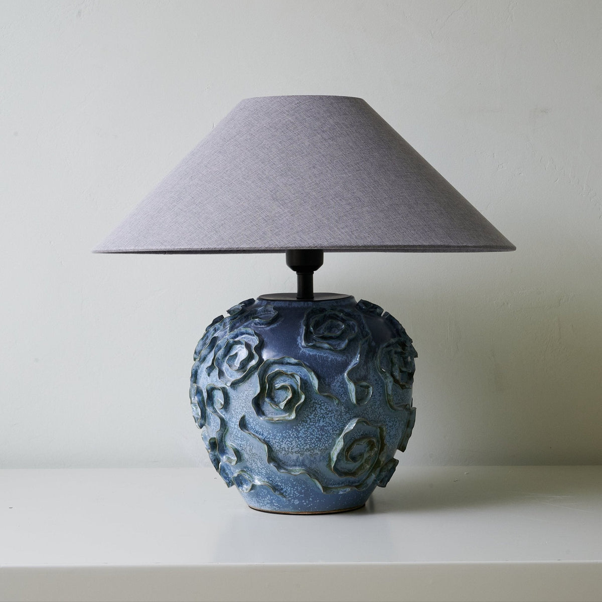 Brian lampada da tavolo vintage in Ceramica