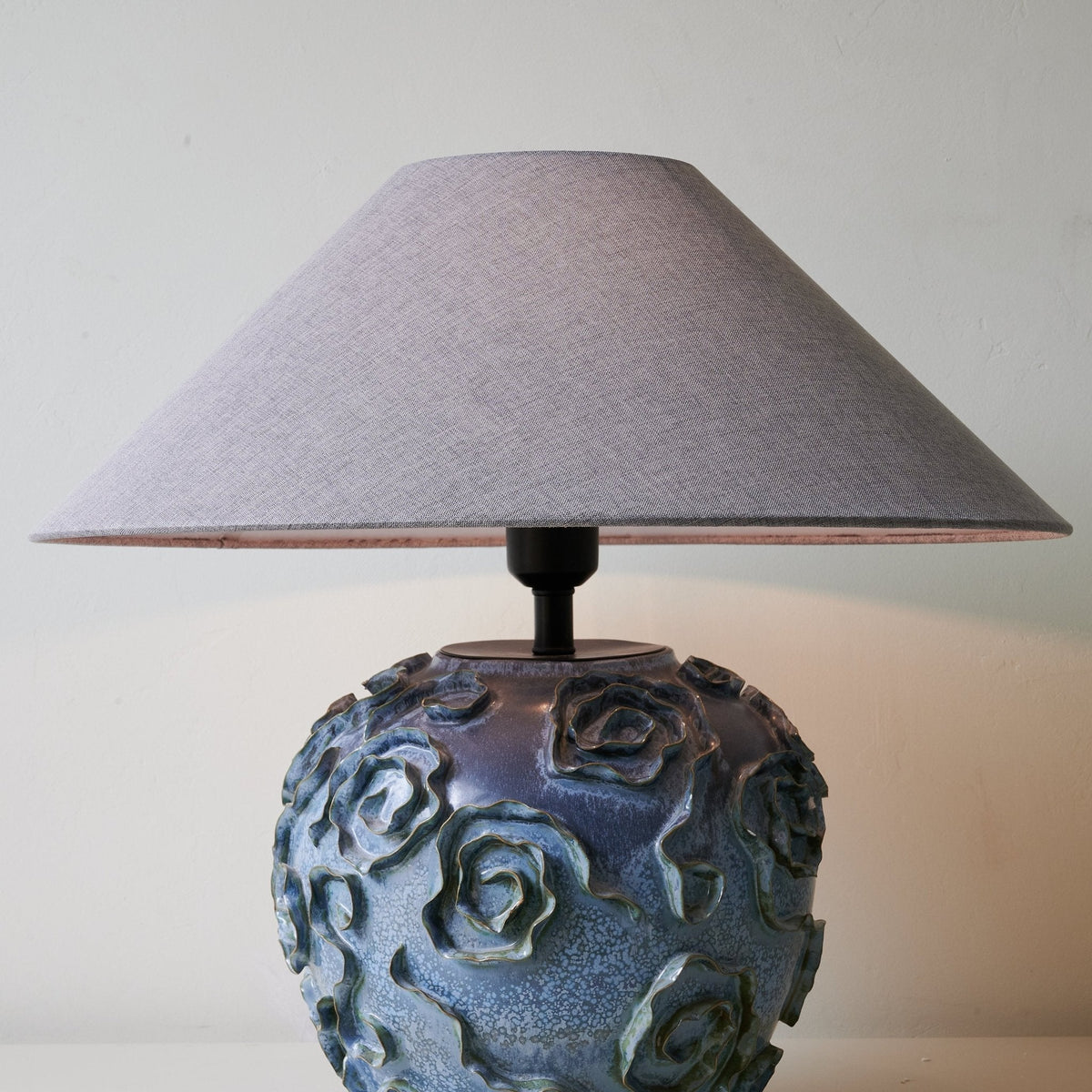 Brian lampada da tavolo vintage in Ceramica