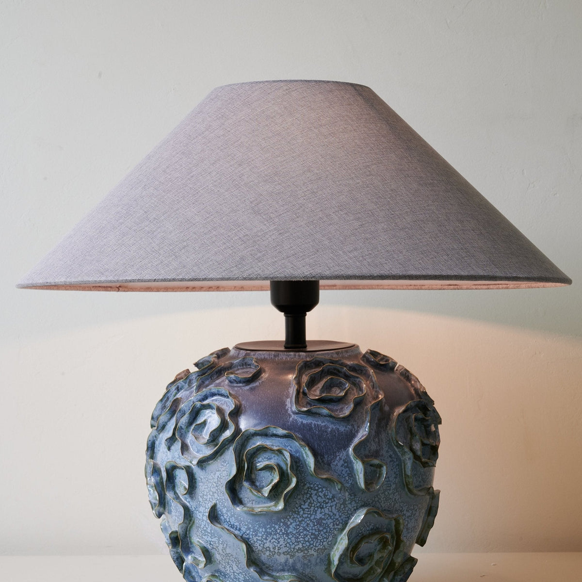 Brian lampada da tavolo vintage in Ceramica