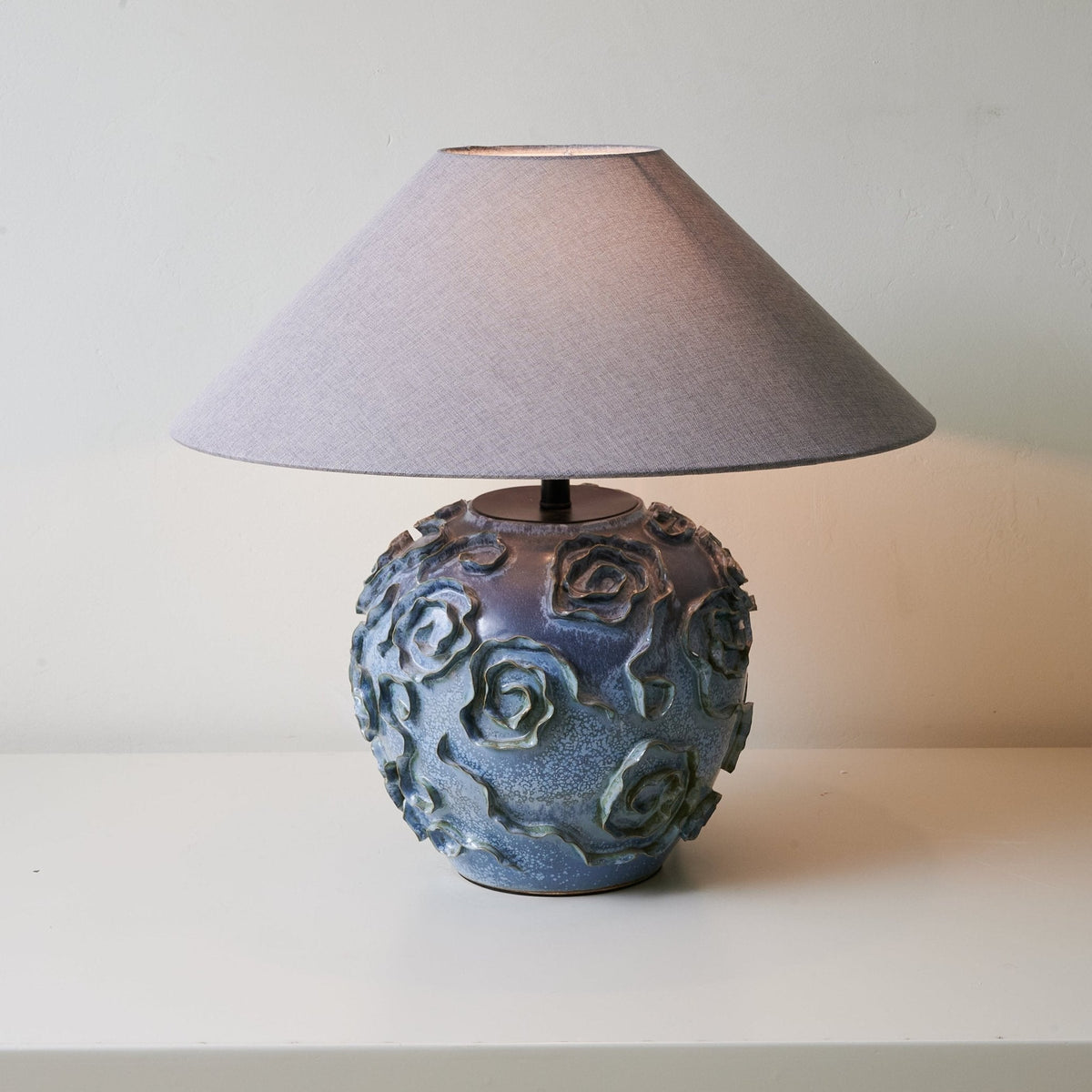 Brian lampada da tavolo vintage in Ceramica