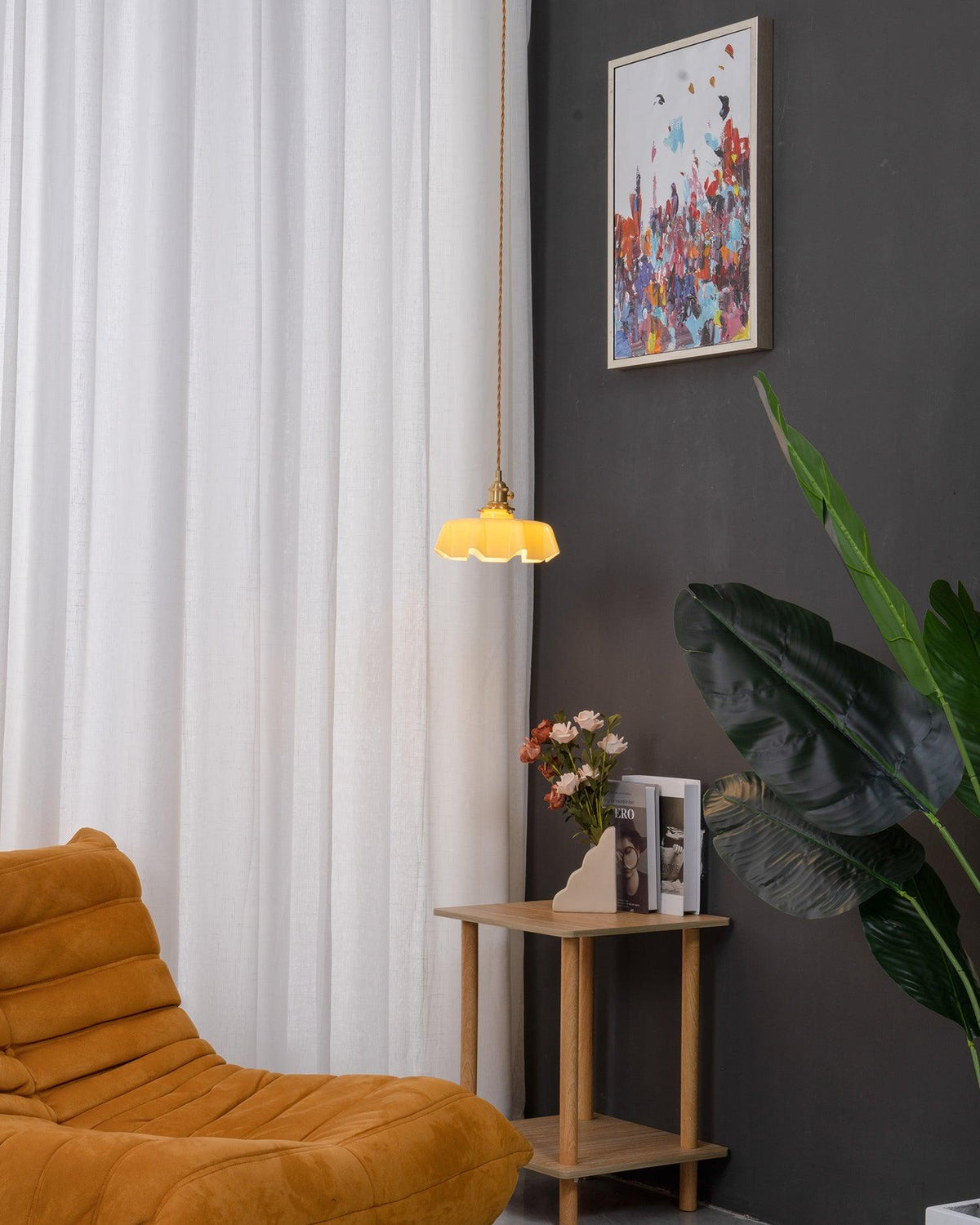Liorivora lampada a sospensione fiore Francese per sala da pranzo