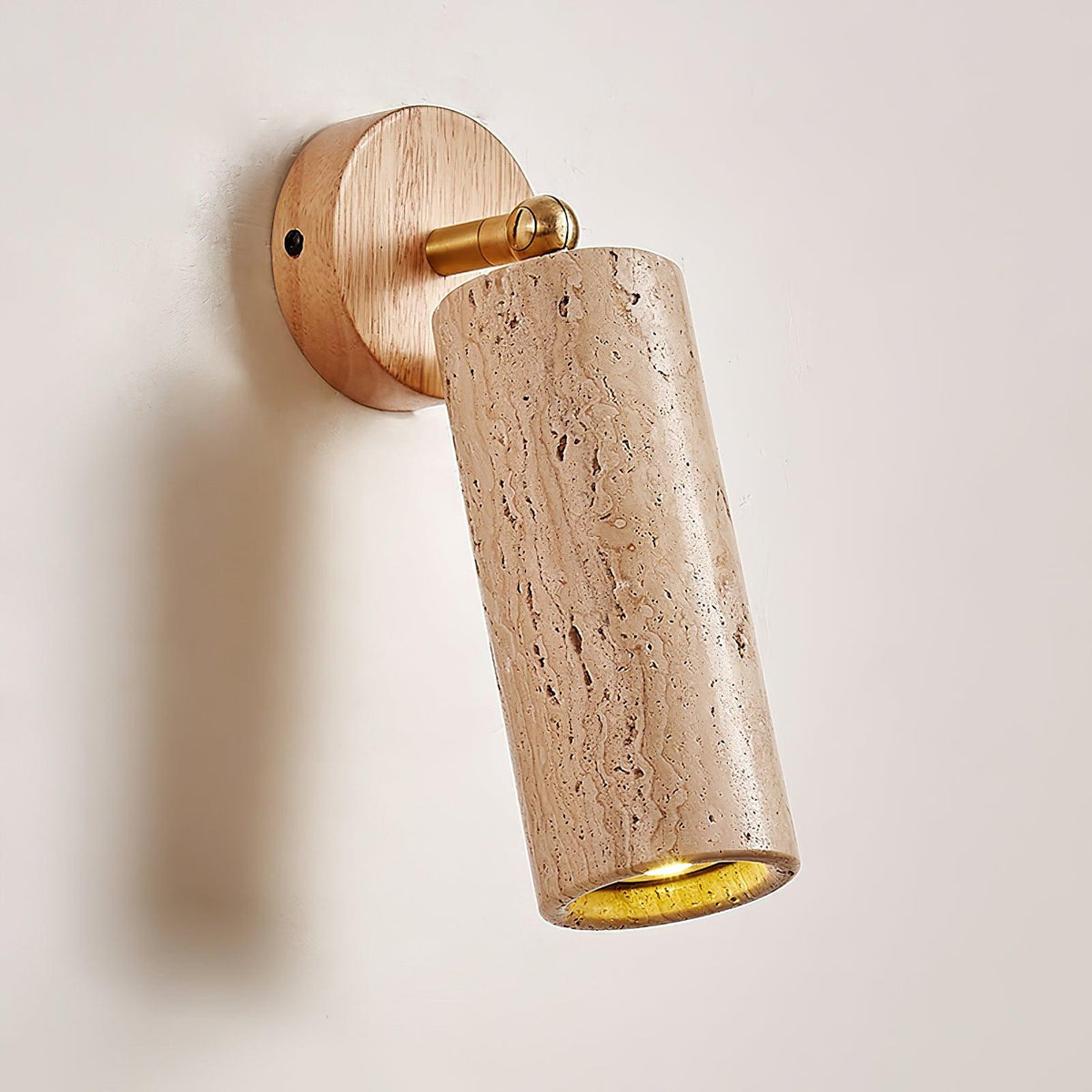 Delo applique Applicabile a parete Regolabile in travertino