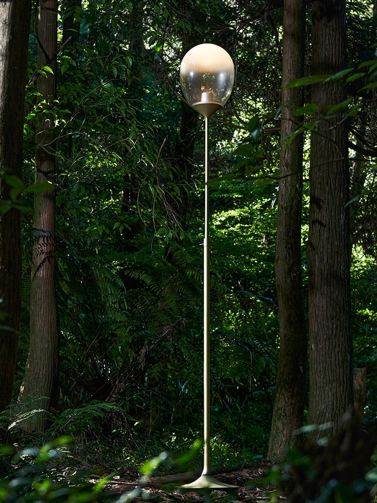 Unex lampada da tavolo in vetro oro artistico