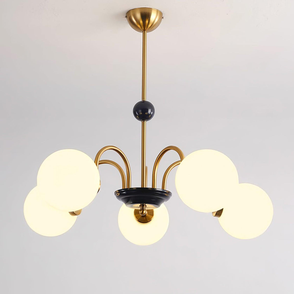 Lampadario Bracci Curvi Ombrelloni Sferici Stile moderno Retro sala da pranzo | Relic Pieces