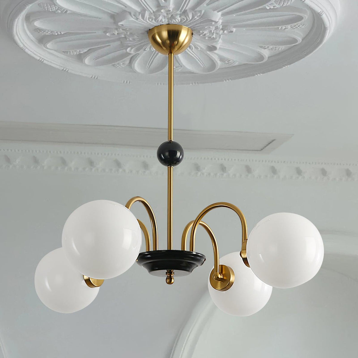 Lampadario Bracci Curvi Ombrelloni Sferici Stile moderno Retro sala da pranzo | Relic Pieces