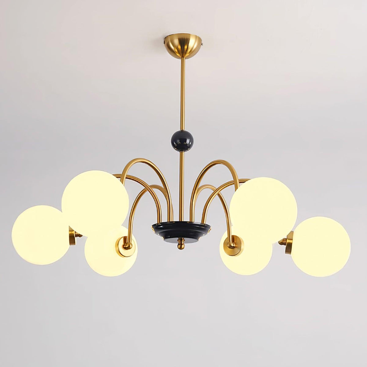 Lampadario Bracci Curvi Ombrelloni Sferici Stile moderno Retro sala da pranzo | Relic Pieces