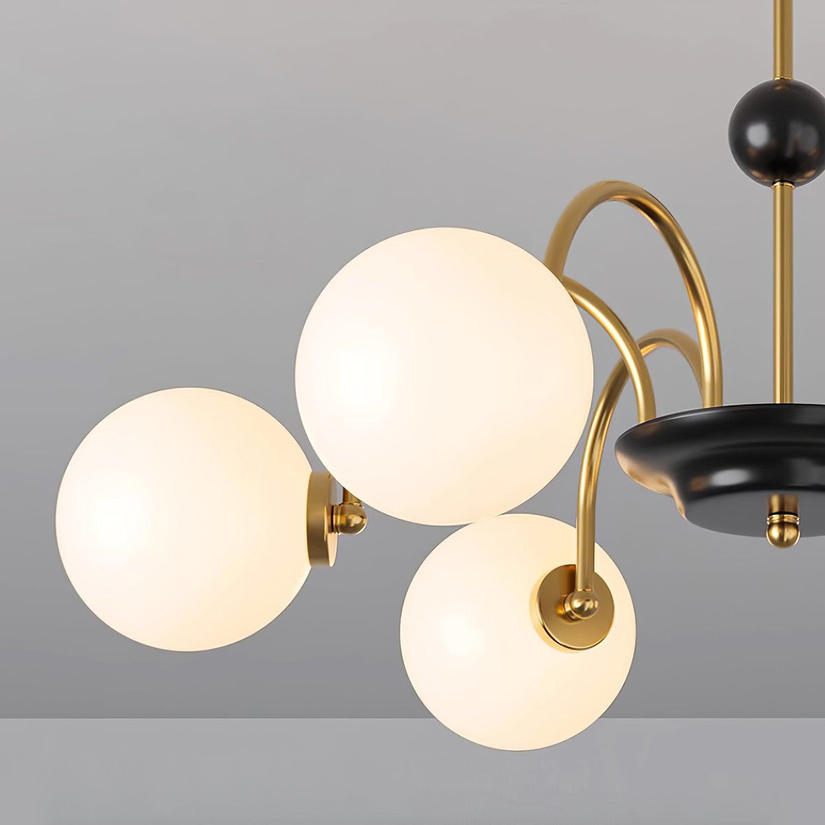 Lampadario Bracci Curvi Ombrelloni Sferici Stile moderno Retro sala da pranzo | Relic Pieces