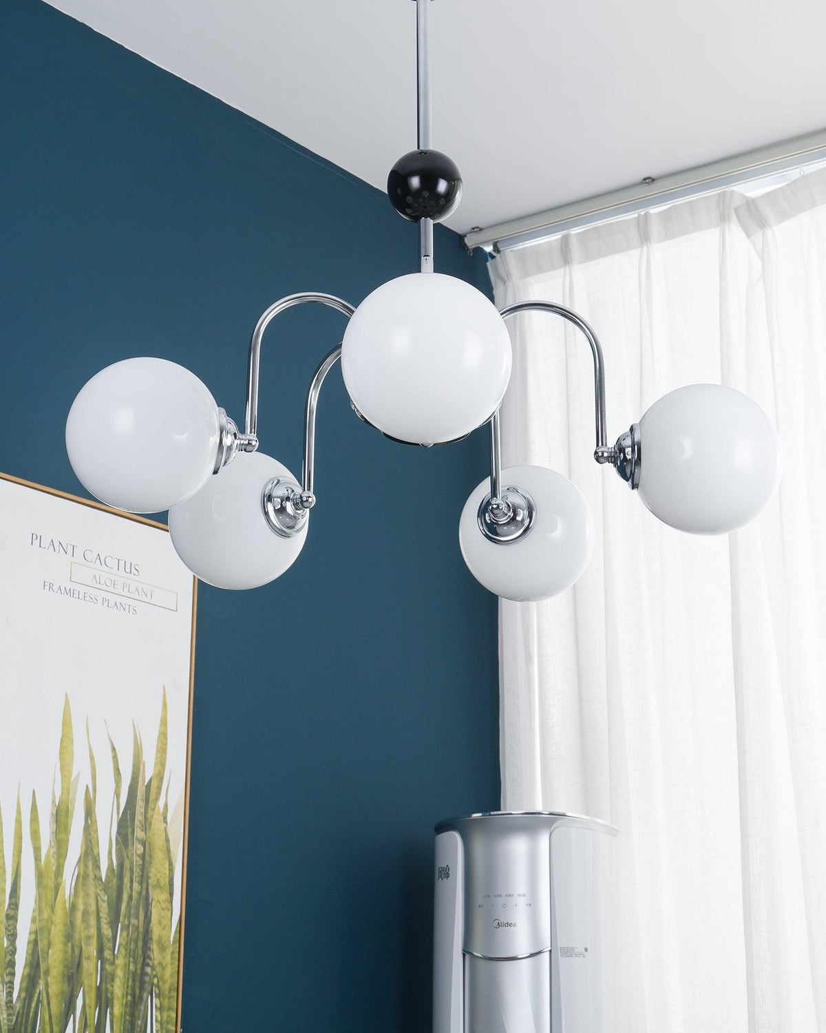 Lampadario Bracci Curvi Ombrelloni Sferici Stile moderno Retro sala da pranzo | Relic Pieces