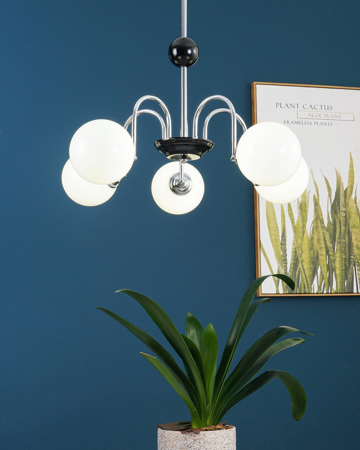 Lampadario Bracci Curvi Ombrelloni Sferici Stile moderno Retro sala da pranzo | Relic Pieces