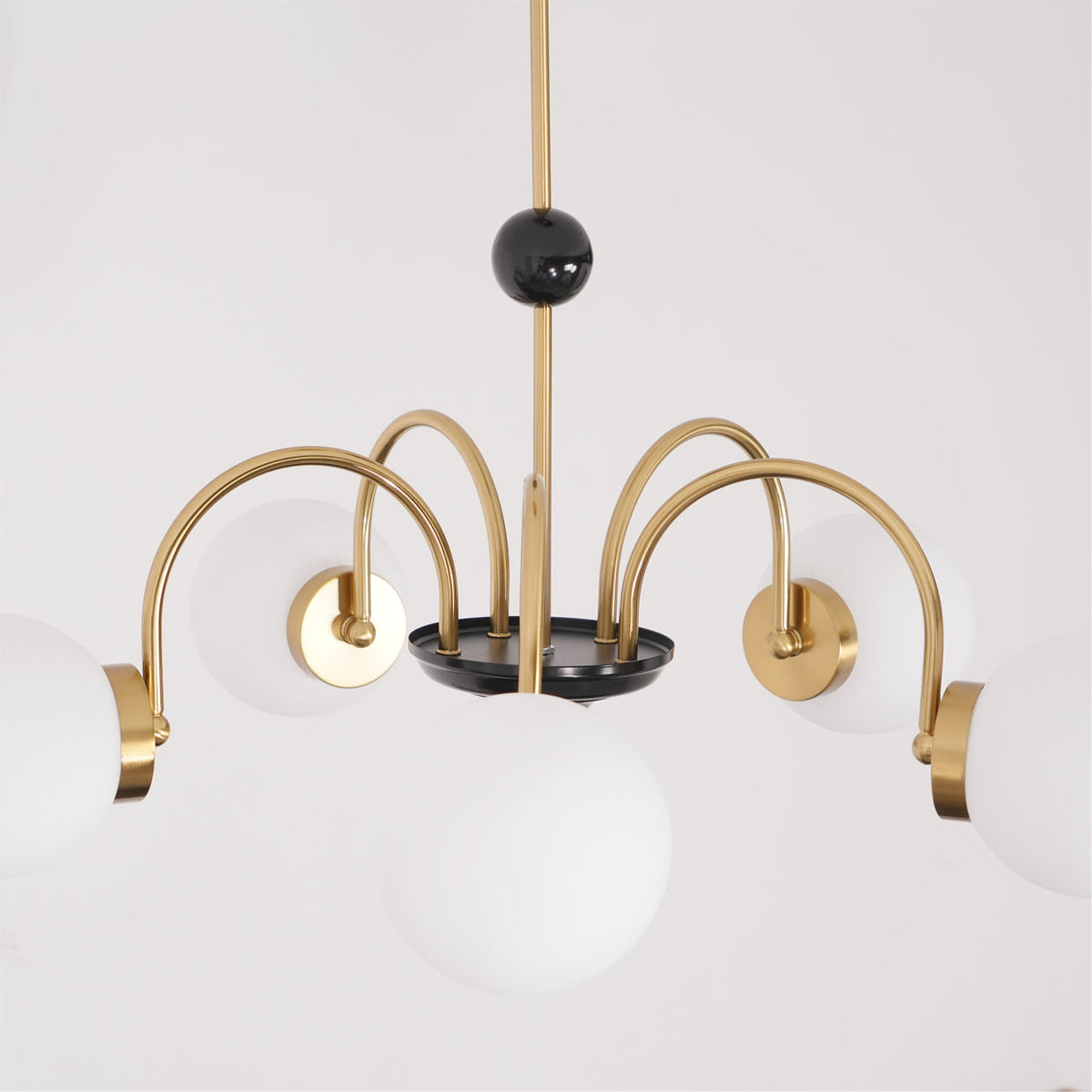 Lampadario Bracci Curvi Ombrelloni Sferici Stile moderno Retro sala da pranzo | Relic Pieces