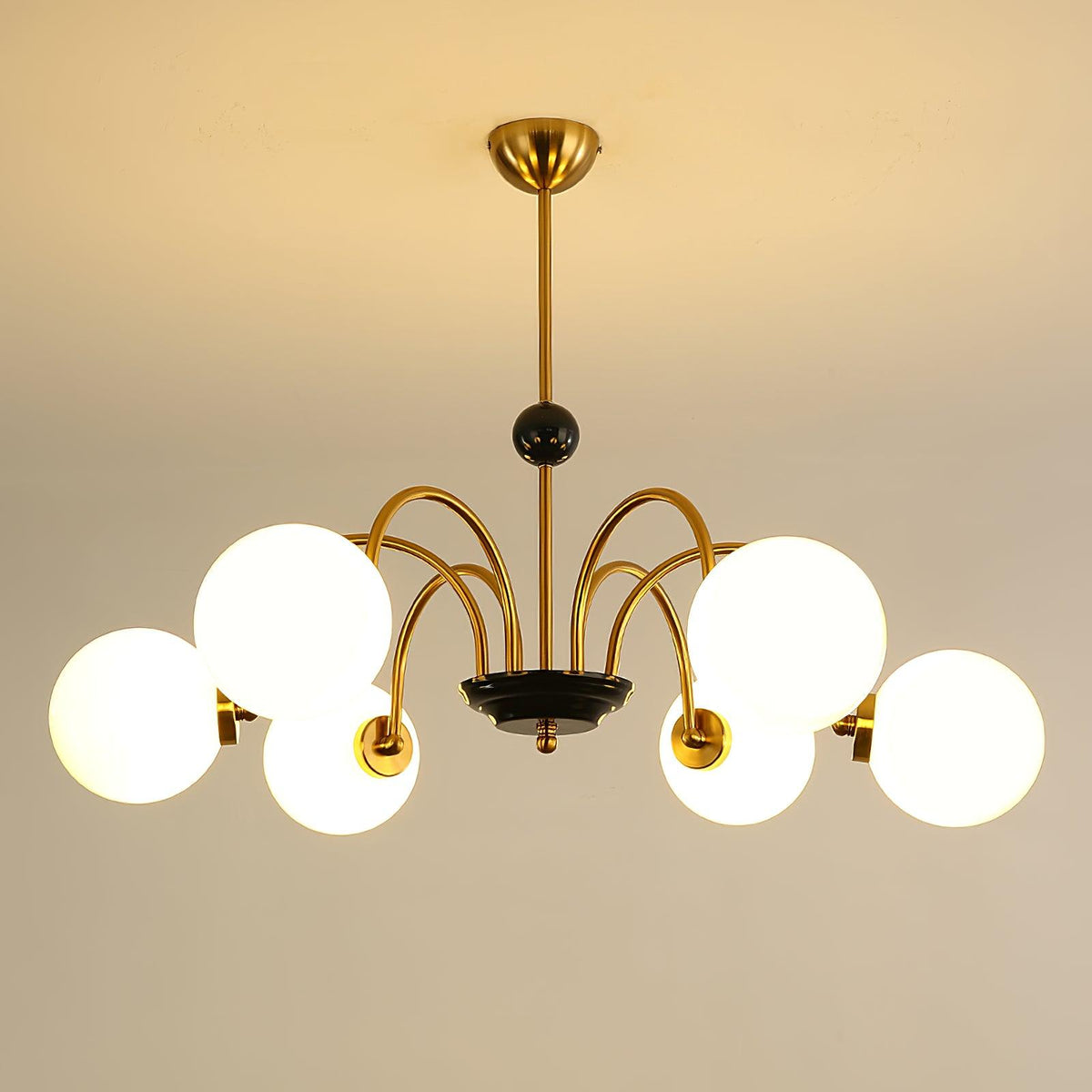 Lampadario Bracci Curvi Ombrelloni Sferici Stile moderno Retro sala da pranzo | Relic Pieces