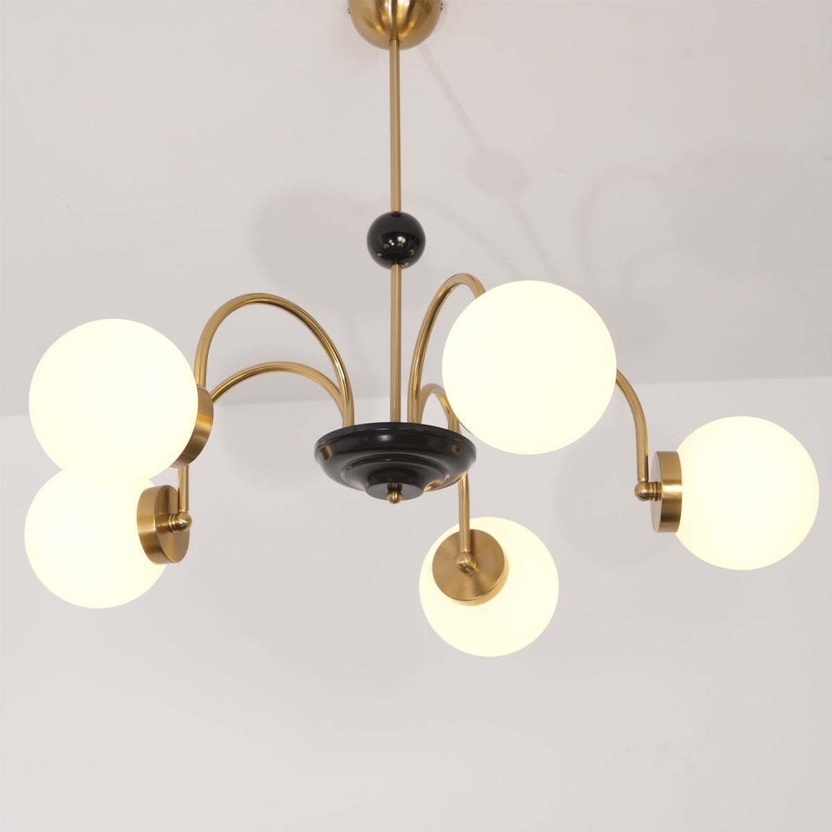 Lampadario Bracci Curvi Ombrelloni Sferici Stile moderno Retro sala da pranzo | Relic Pieces