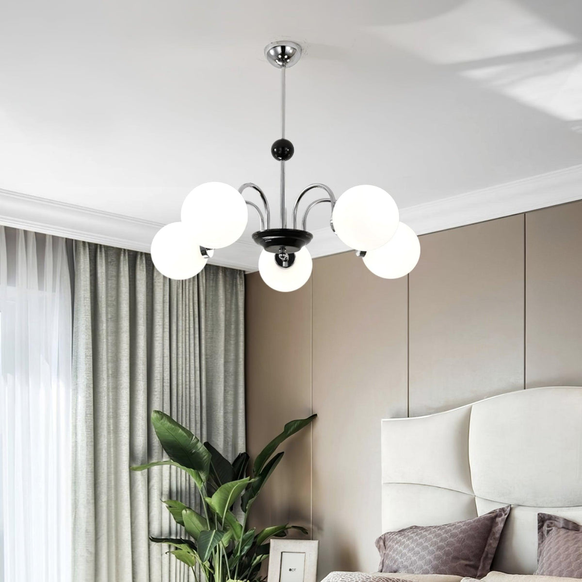 Lampadario Bracci Curvi Ombrelloni Sferici Stile moderno Retro sala da pranzo | Relic Pieces