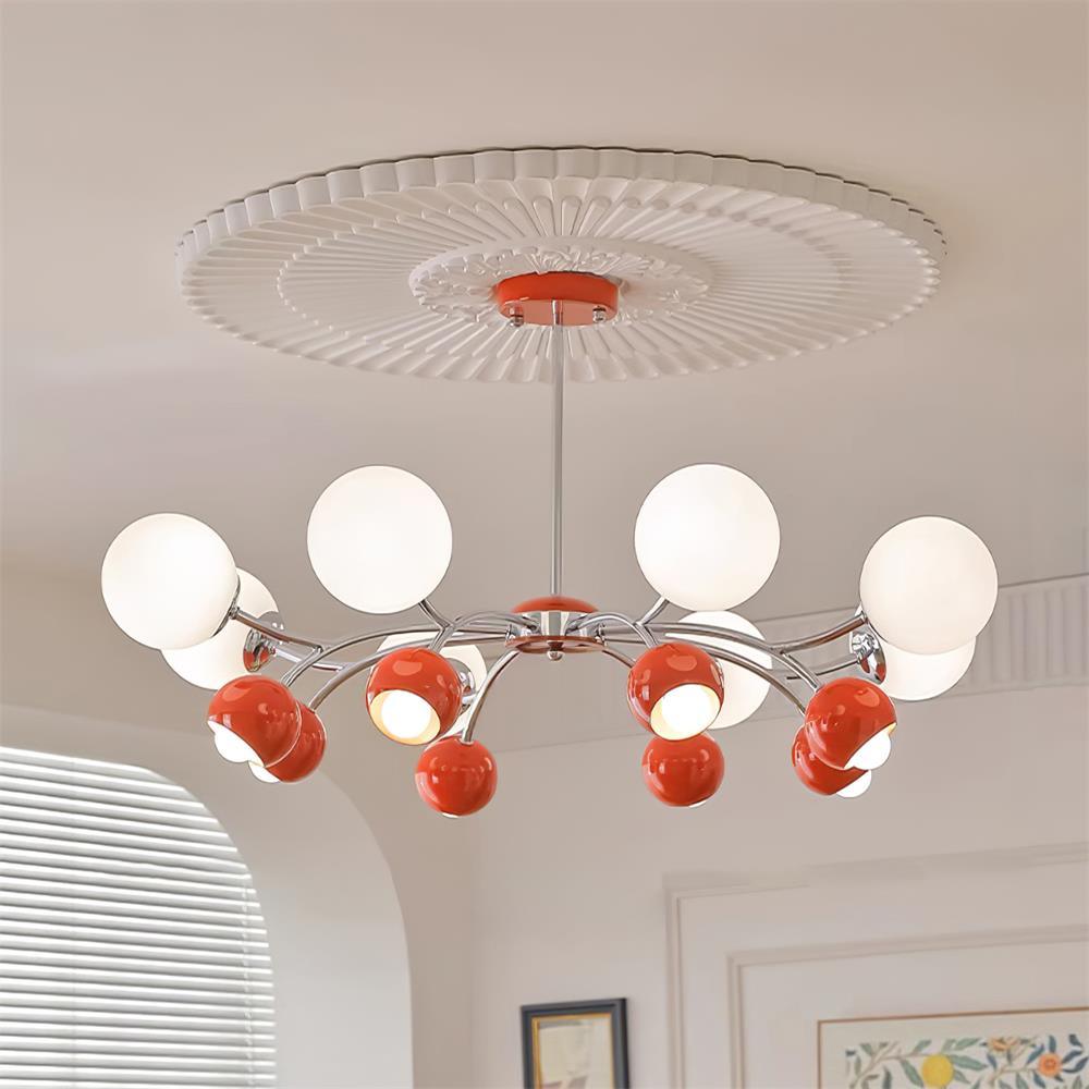 Eloria lampadario vetro Cupola Petalo minimalista Ambientale
