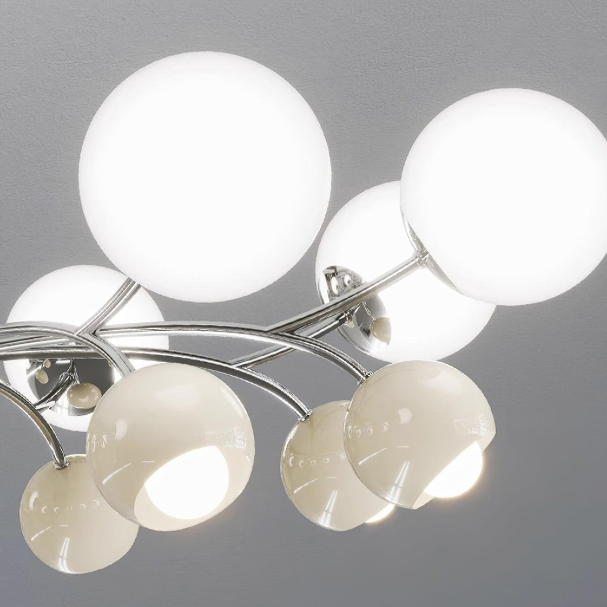 Eloria lampadario vetro Cupola Petalo minimalista Ambientale
