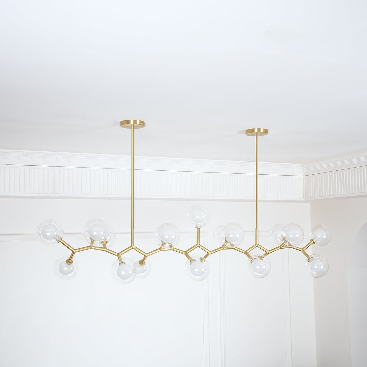 Ivexin Branch lampada a sospensione in ottone