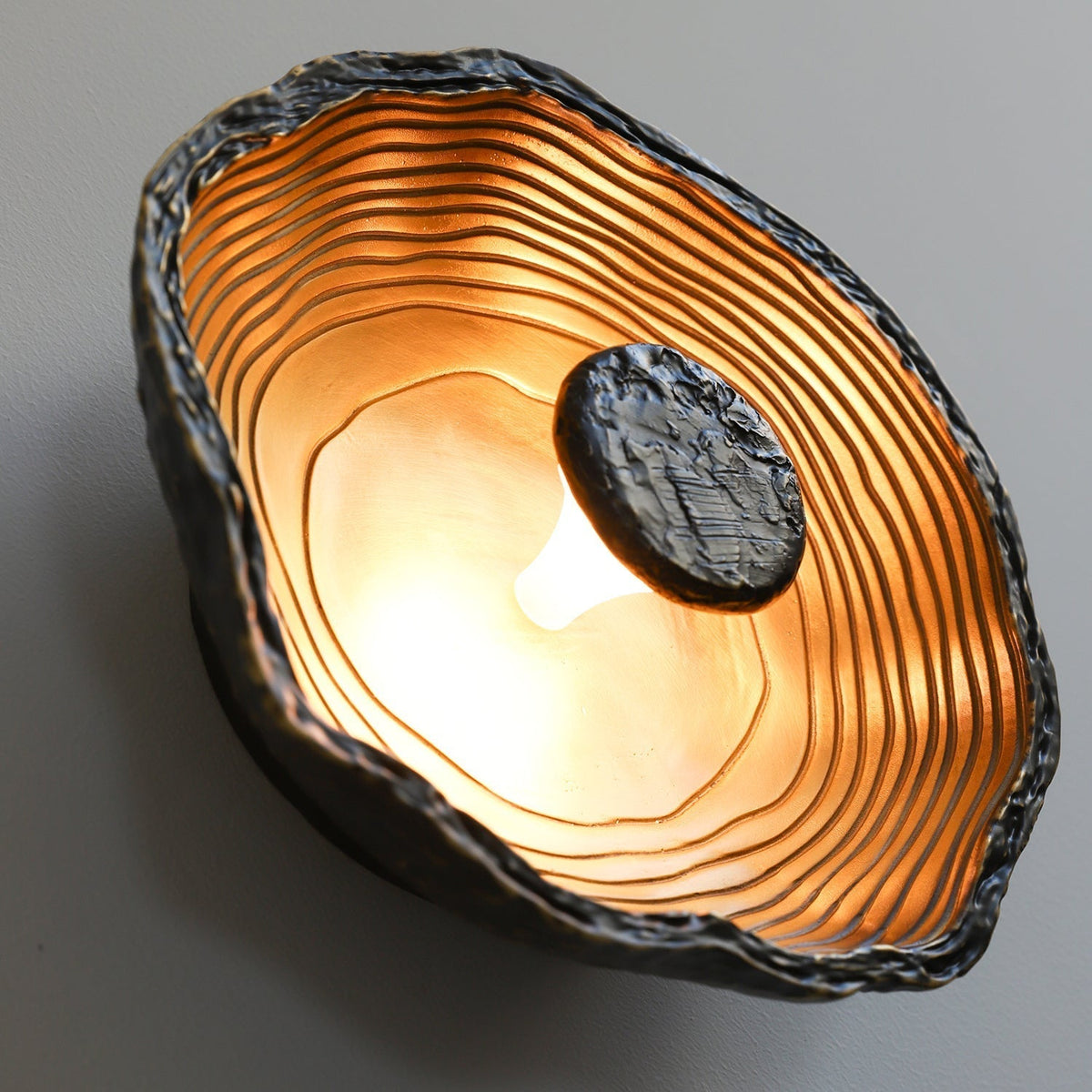 Aurevra lampada da parete nera