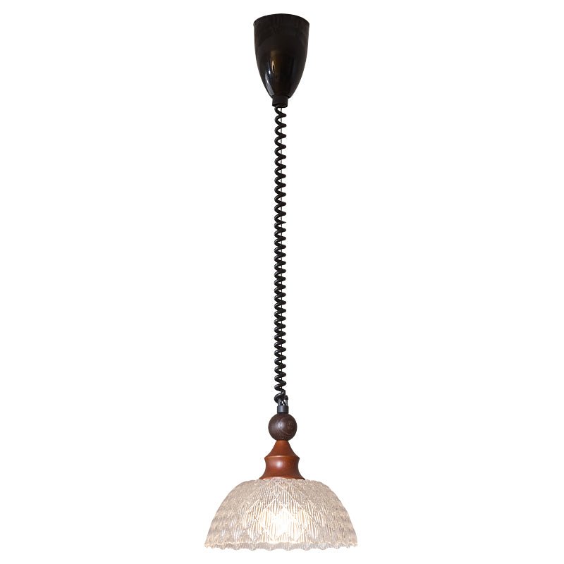 Nydoreth Elegance vintage Art lampada a sospensione in legno