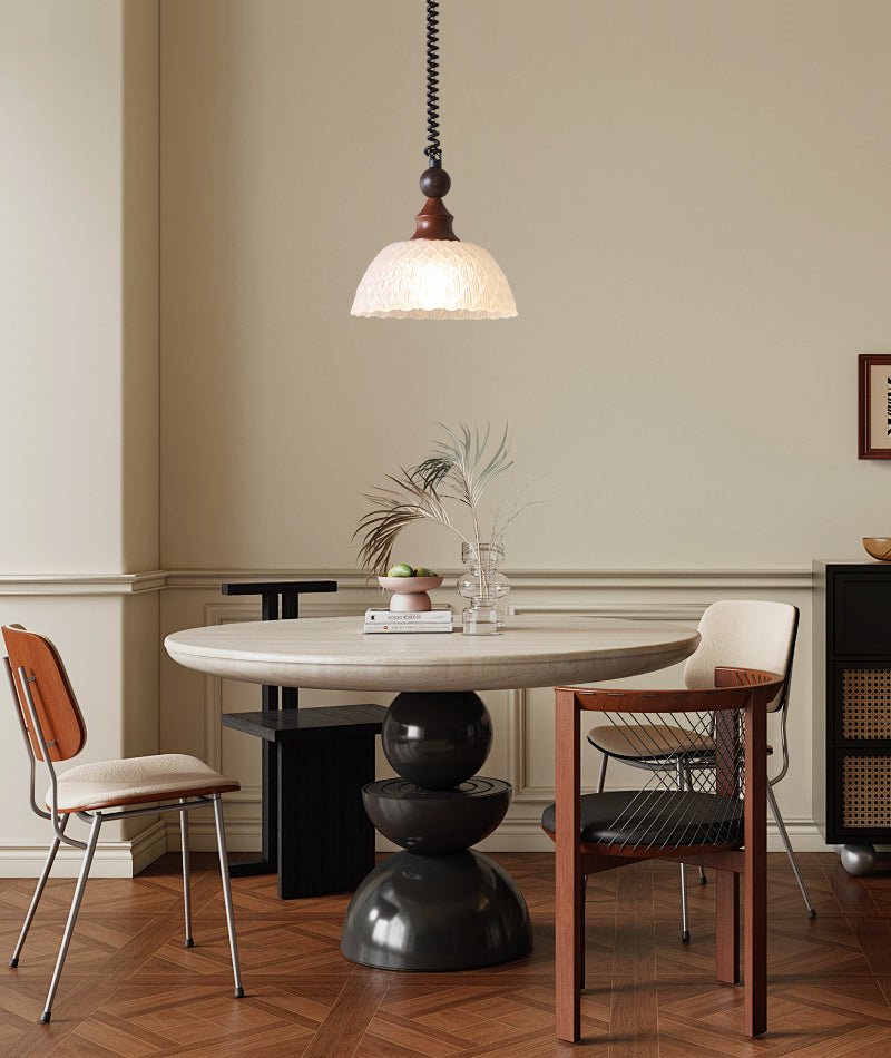 Nydoreth Elegance vintage Art lampada a sospensione in legno