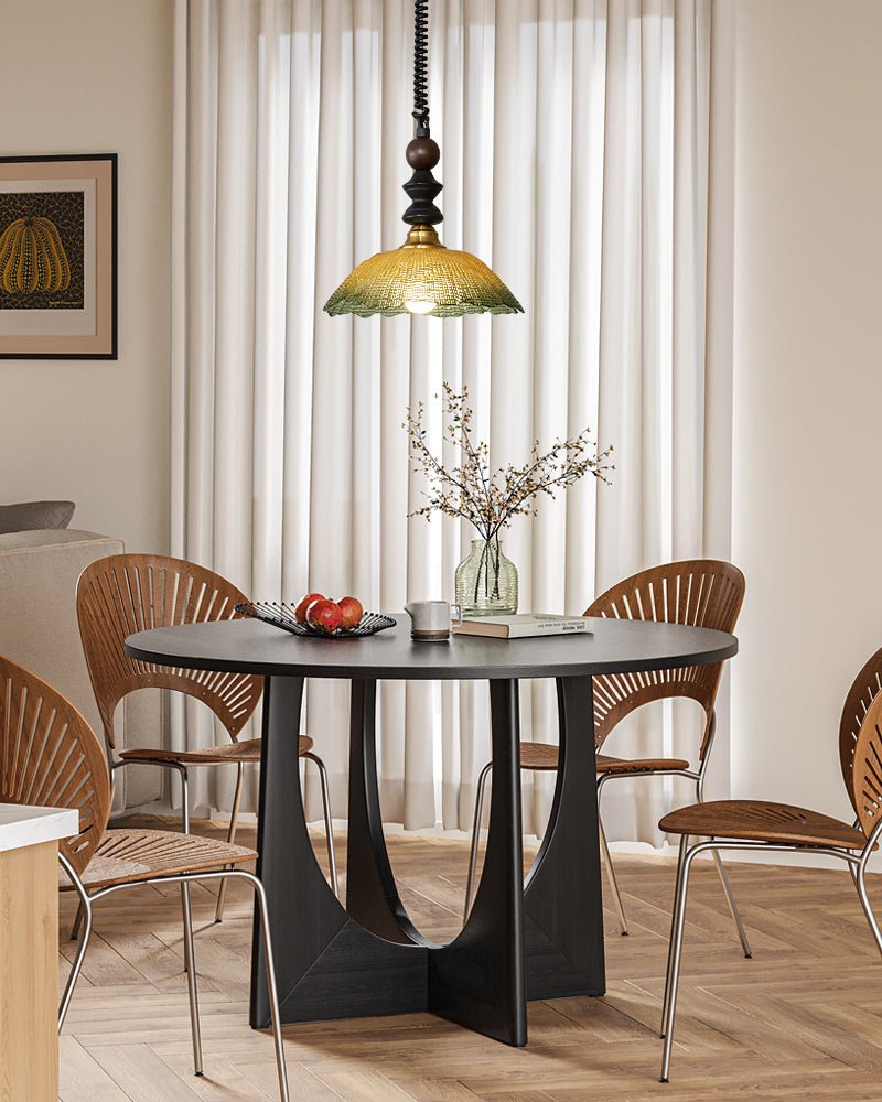 Nydoreth Elegance vintage Art lampada a sospensione in legno