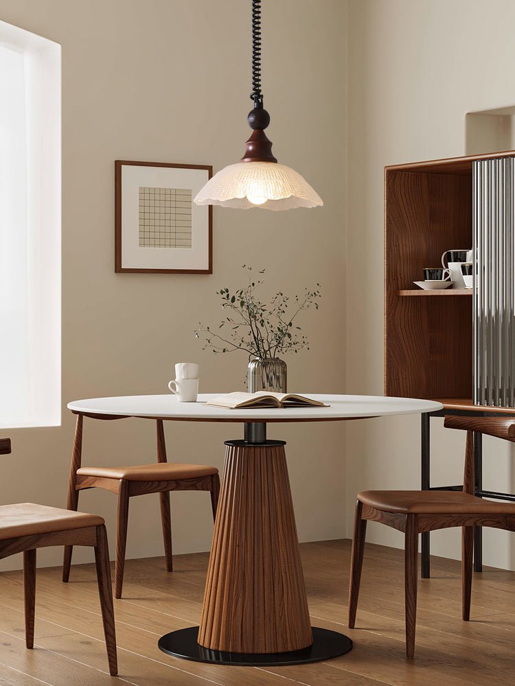 Nydoreth Elegance vintage Art lampada a sospensione in legno