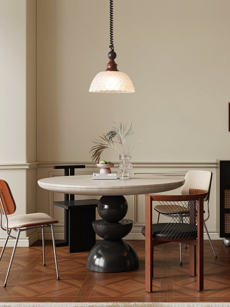 Nydoreth Elegance vintage Art lampada a sospensione in legno