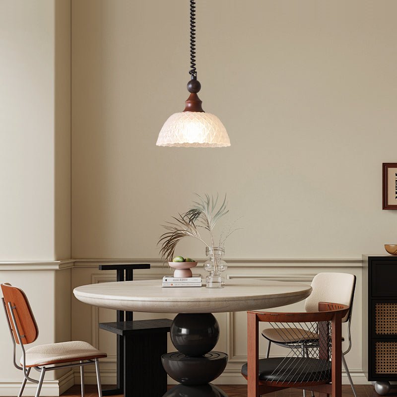 Nydoreth Elegance vintage Art lampada a sospensione in legno