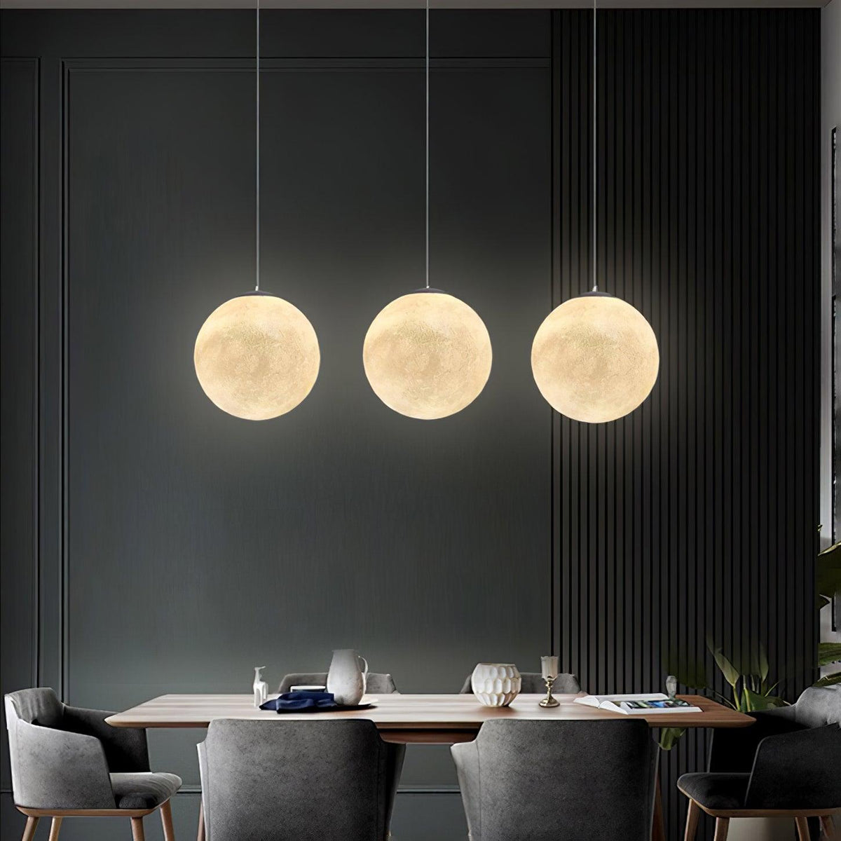 Miralaine lampada a sospensione a Forma di Luna per soggiorno