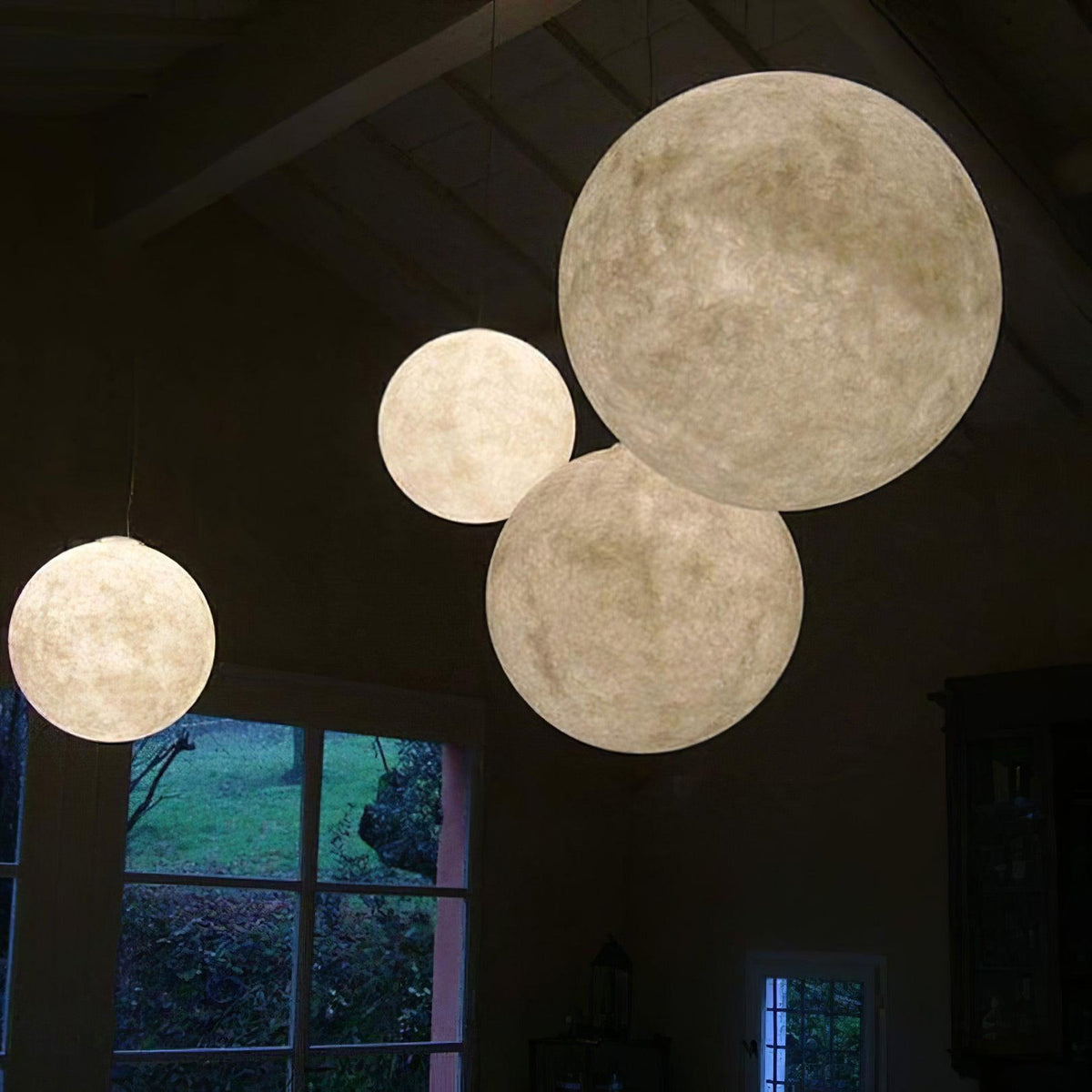 Lunara Luna Sospesa Lampada - Relic Pieces