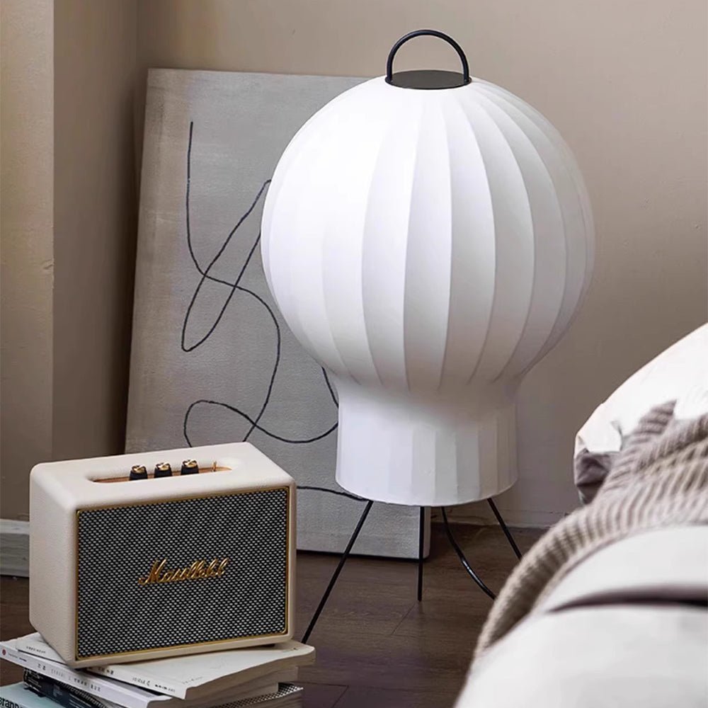 Balloon lampada da terra minimalista in Seta a globo